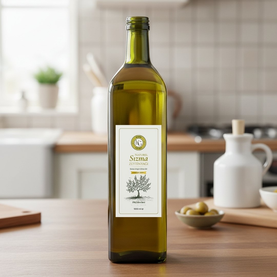 1000 ml. Naturel Sızma Zeytinyağı