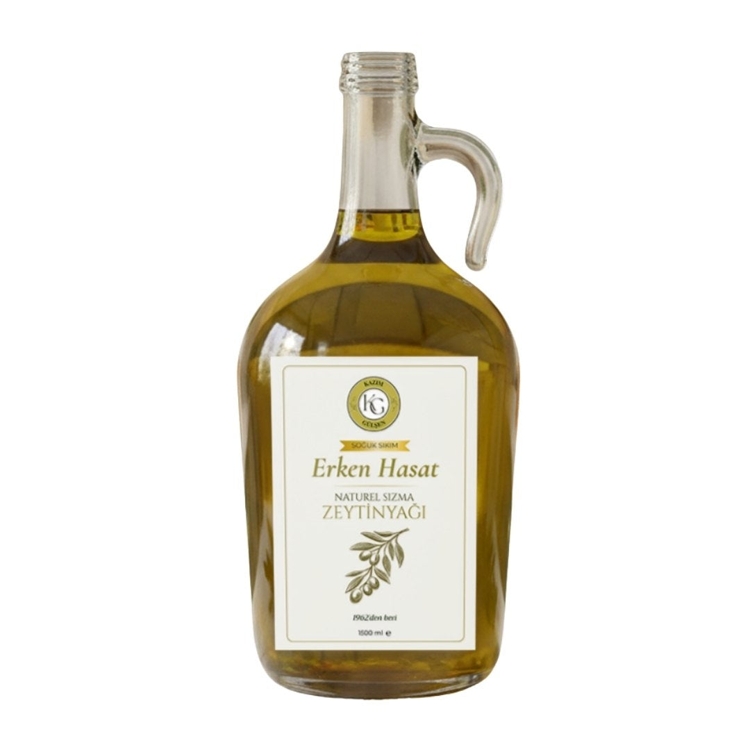1500 ml. Erken Hasat Soğuk Sıkım Zeytinyağı