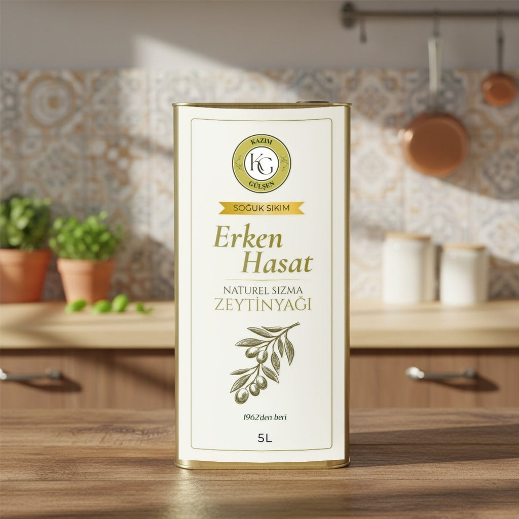 5L Erken Hasat Soğuk Sıkım Zeytinyağı