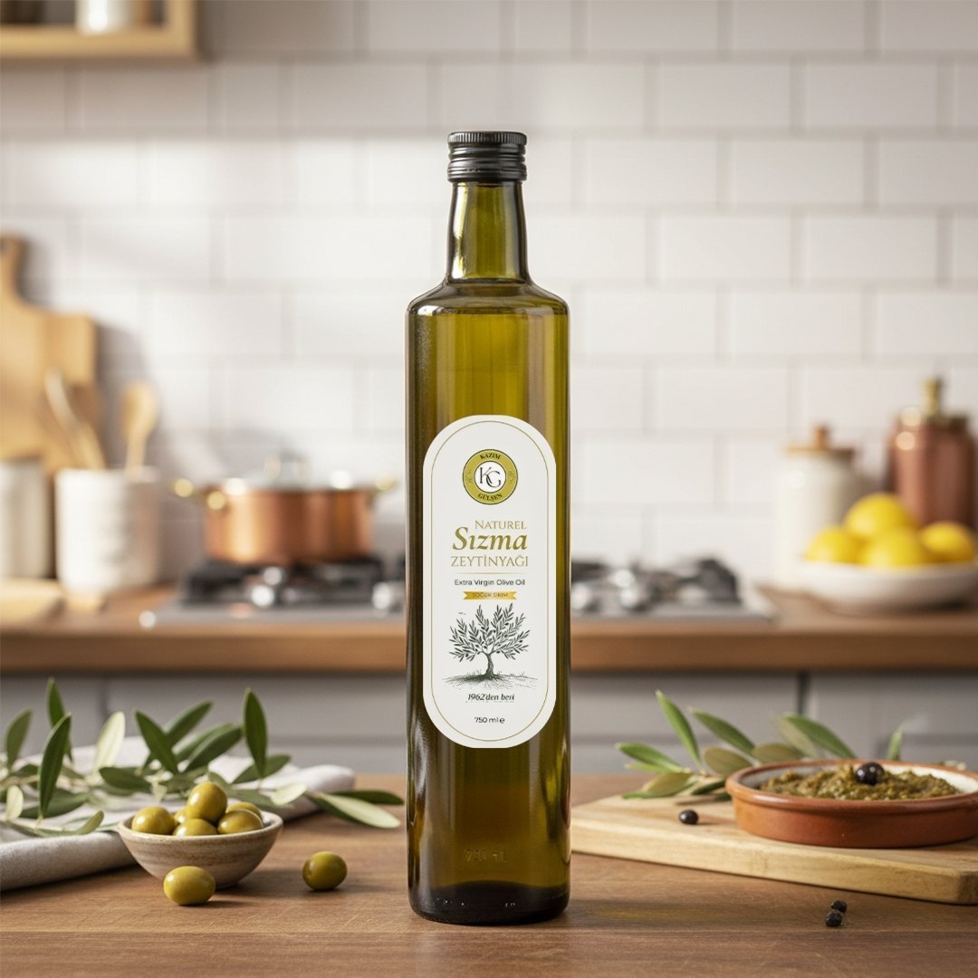 750 ml. Erken Hasat Soğuk Sıkım Zeytinyağı